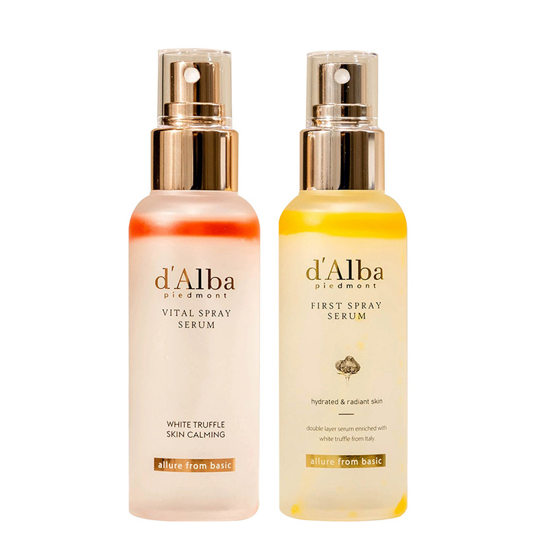 Skincare Glowing - DAlba SPF50+ 100ml ホワイトトリュフセラム トナー 保湿効果のある、肌を明るくするフェイス用セッティングスプレー。水分補給と栄養補給を同時に行うスキンケアエッセンスマスト。