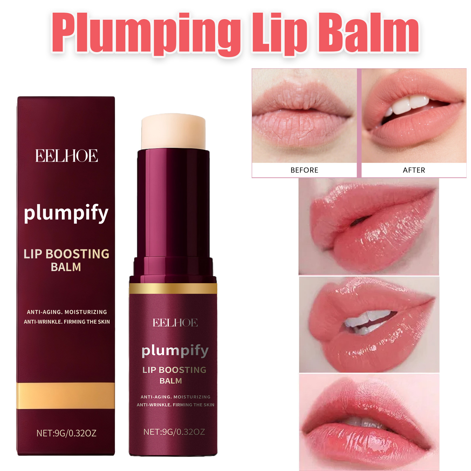 Lip Balm - Plumpify リップブースティングバーム 保湿 プランプ セクシーリップケア リップラインを薄くする