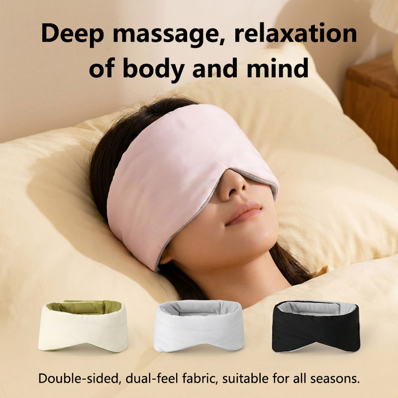 Skincare Glowing - 超軽量重力加重アイマスク両面肌に優しい睡眠マスク快適で柔らかく通気性のある睡眠用