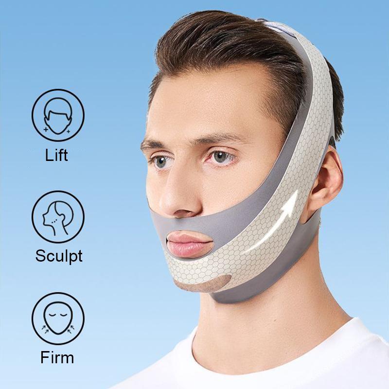 二重あご解消フェイスマスク 顔痩せマスク スリミングバンド  - Face Mask Skincare のレビューと価格