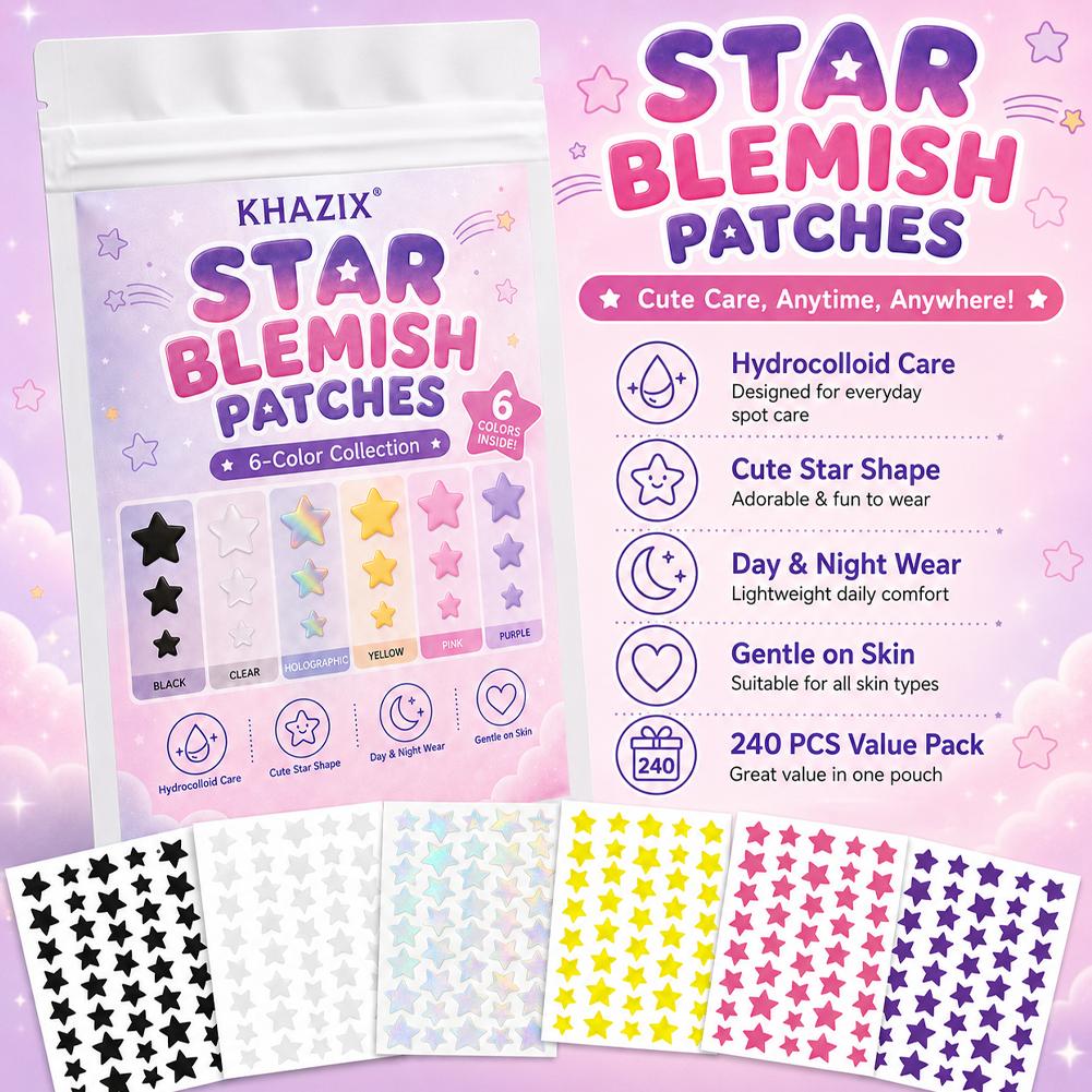 240枚入り スターピンプルパッチ 顔用 ハイドロコロイド吸 - Face Moisturizer のレビューと価格