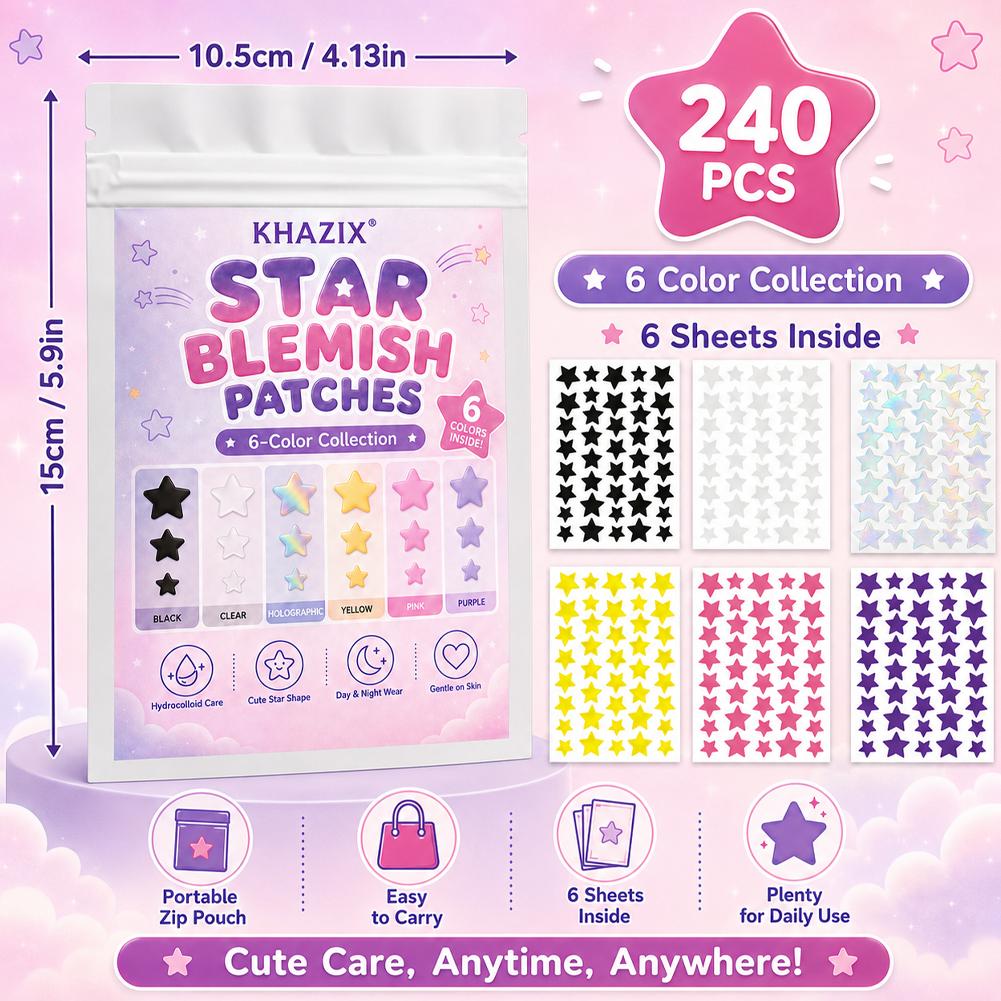 240枚入り スターピンプルパッチ 顔用 ハイドロコロイド吸 - Face Moisturizer のレビューと価格