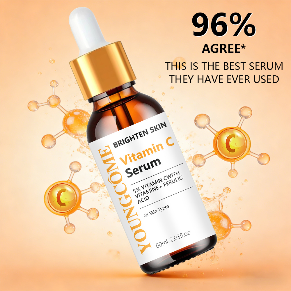 ビタミンC、ビタミンE、フェルラ酸配合の美容液。すべての肌タ - Vitamin C Serum のレビューと価格