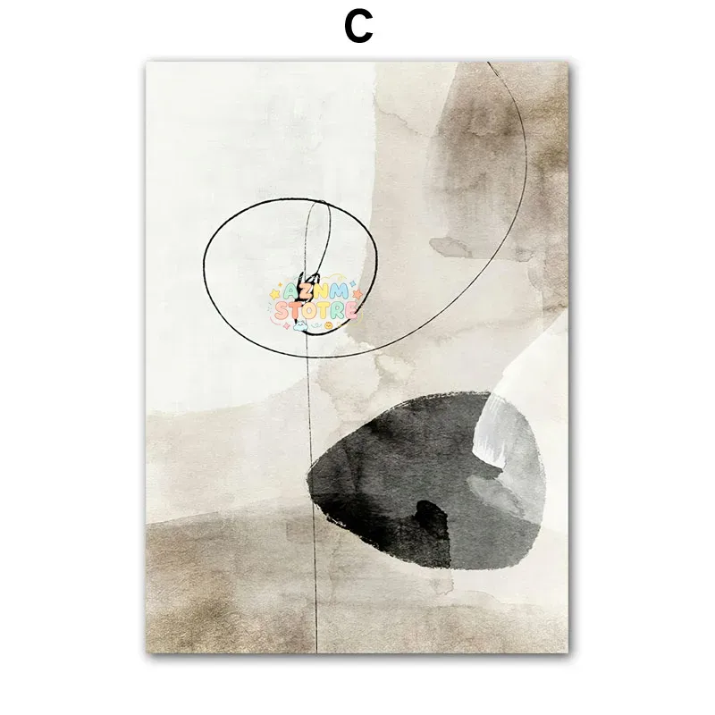 ウォールアートキャンバス絵画 ブラックインク 抽象的なスマイ - Face Oil のレビューと価格