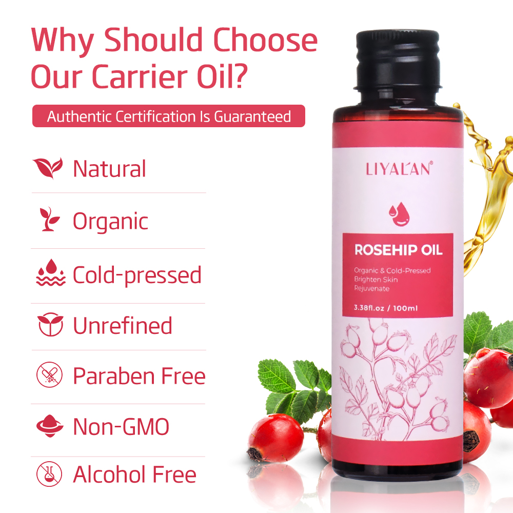 スキンケアオイル,肌の若返り,保湿,栄養補給,100ml - Face Oil Rosehip のレビューと価格